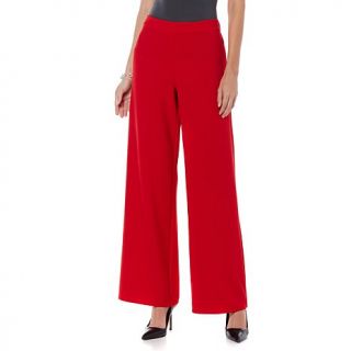 N Natori Textured Crepe Wide Leg Pant   7847660