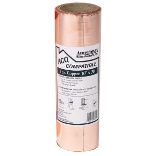 Amerimax 10 in x 20 ft Copper Roll Flashing