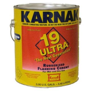 Karnak Ultra 0.90 Gal. Rubberized Flashing Cement 19 1AF N