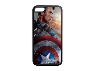 Captain America Back Cover Case for iPhone 5C TPU
