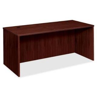 Basyx By Hon Bw Series Rectangular Top Desk Shell   66" Width X 30" Depth X 29" Height   Beaded Edge   Veneer, Wood   Mahogany (BW2102NN)
