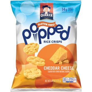 Quaker Popped Rice Crisps Snack, 6.06oz 7.04 oz