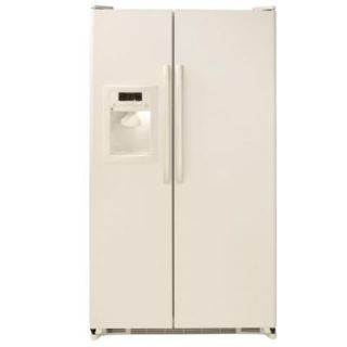 GE 25.3 cu. ft. Side by Side Refrigerator in Bisque GSH25JGDCC