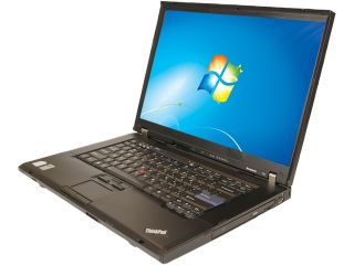 Refurbished Lenovo Laptop T61 Intel Core 2 Duo 2.00 GHz 2 GB Memory 320 GB HDD 15.4" Windows 7 Home Premium