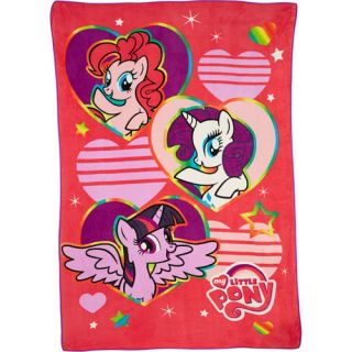 My Little Pony We Love Ponies Twin Micro Raschel Blanket