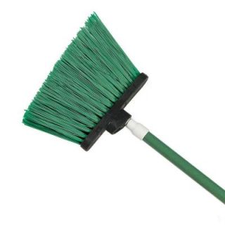 Carlisle Sparta Spectrum 56 in. Duo Sweep Angle Broom with Un Flagged Bristle in Green (Case of 12) 4108309