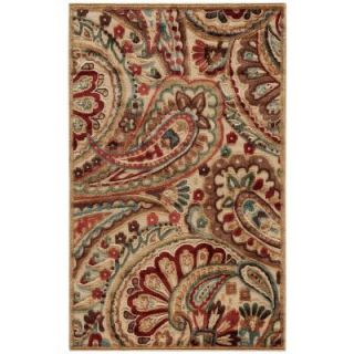 Nourison Graphic Illusions Light Multicolor 2 ft. 3 in. x 3 ft. 9 in. Accent Rug 132352