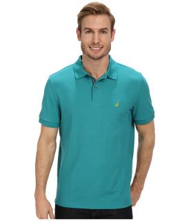 Nautica S/S Solid Deck Shirt Teal Blue