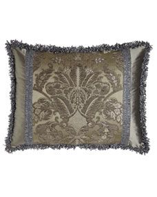 Dian Austin Couture Home Standard Penthouse Suite Damask Sham with Silk Sides