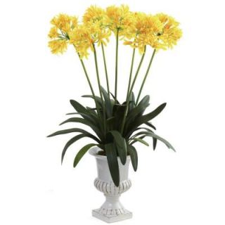 Nearly Natural African Lily with Urn in Yellow 1332 YL