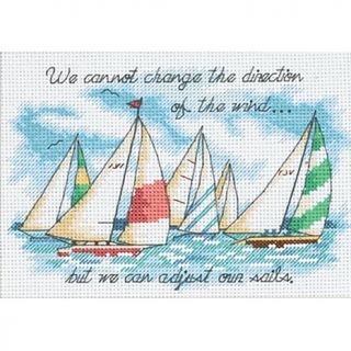 "Adjusting Our Sails" Mini Counted Cross Stitch Kit   3688308