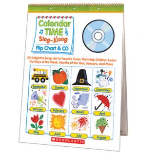 Scholastic Calendar Time Sing Along Flip Chart