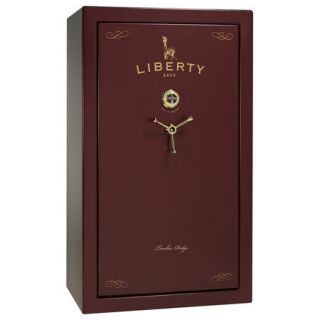 Liberty Timber Ridge TR30 30 Gun Safe Mechanical Lock Burgundy Marble Brass 705920