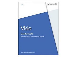 Microsoft Visio Standard 2013 Product Key Card (no media)   1 PC