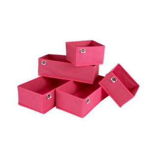 South Shore Furniture Compartment Polyester 5 Drawer organizer in Pink 8999953