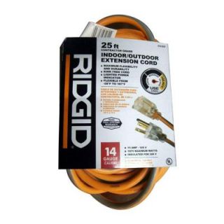 RIDGID 25 ft. 14/3 Extension Cord AW62622