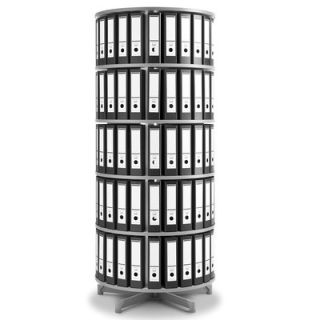 Empire Office Solutions Spin N File 5 Tier Rotary Binder Storage