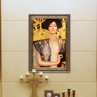 Judith Klimt I by Klimt Framed Original Painting by Tori Home
