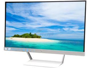 HP Pavilion 23XW Silver white 23” IPS 7ms (GTG) Ultra Wide Frameless LCD/LED Monitor with Anti Glare Treatment and Amazing Viewing Angles