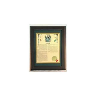 Townsend H003ritter Personalized Coat Of Arms Framed Print. Last Name   Ritter