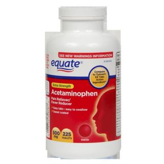 Equate Extra Strength Acetaminophen Pain Reliever, 225ct