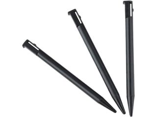 INSTEN 3 Pack Black Plastic Stylus Screen LCD Touch pen Set For Nintendo 3 DS 3DS Accessory