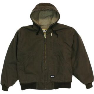 Walls Big Men's Washed Duck Sherpa Lined Hooded Jacket