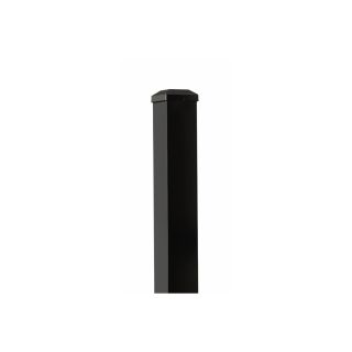Gilpin Black Aluminum Decorative Fence Blank Post (Common 2 in x 2 in x 4 ft; Actual 2 in x 2 in x 5.83 ft)