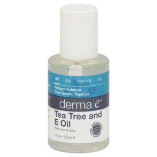 Derma E Skin Care Tea Tree and E Oil, 1 Ounce    3 per case.