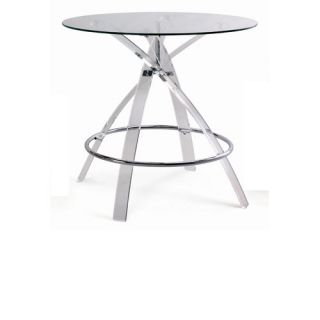 New Spec Inc Cafe 306 Dining Table with Acrylic Leg