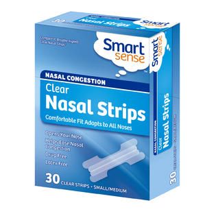Smart Sense Nasal Strips Small/Medium Clear 30 strips   Health