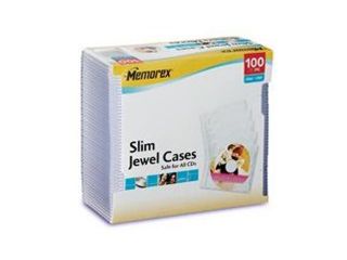 Memorex 01992 Slim CD Jewel Case