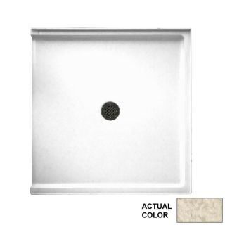 Swanstone Mountain Haze Solid Surface Shower Base (Common 38 in W x 37 in L; Actual 38.375 in W x 37.1875 in L)