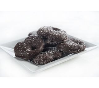 Landies Candies 18 pc Dark Chocolate Sea Salt Caramel Pretzels —