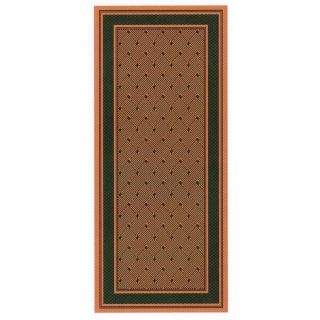 Style Selections Nance Carpet Green Rectangular Indoor/Outdoor Woven Runner (Common 2 x 8; Actual 27 in W x 96 in L)