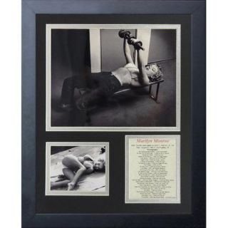 Legends Never Die Marilyn Monroe Workout Framed Photo Collage