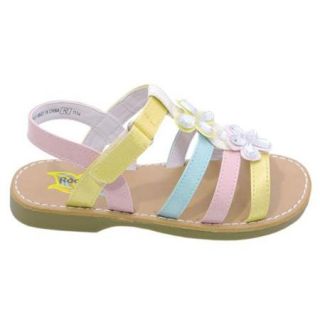 Rachel Shoes Girls Multi Color Strappy Gemstone Embellished Sandals 6 Toddler