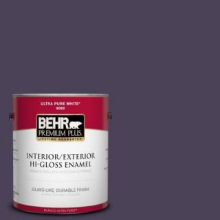 BEHR Premium Plus Home Decorators Collection 1 gal. #HDC CL 06 Sovereign Hi Gloss Enamel Interior/Exterior Paint 830001