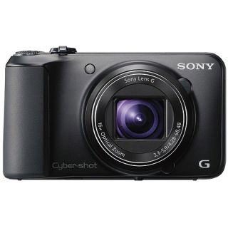 Sony Cyber shot DSCH90/B Black 16MP 16x Ultra Zoom Digital Camera w/ 3" LCD Display, HD Video, Image Stabilization