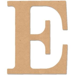 MDF Classic Font Wood Letters & Numbers 9.5" Letter E