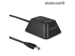 dodocool®4 Port 5Gbps USB 3.0 HUB for Desktop Ultrabook Superspeed 5Gbps Portable VLI Chip low  power dissipation and no noise