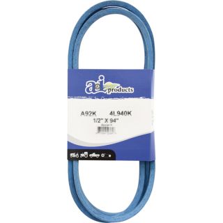 A & I Products Blue Kevlar V-Belt with Kevlar Cord — 94in.L x 1/2in.W, Model# A92K/4L940K  Belts   Pulleys