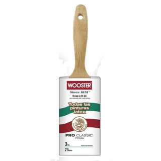 Wooster Polyester Nylon Blend Varnish Paint Brush (Common 3 in; Actual 3.06 in)