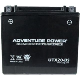 UPG Dry Charge 12 Volt 18 Ah Capacity D Terminal Battery UTX20 BS