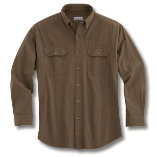 Carhartt Long Sleeve Chambray Shirt — Mahogany, Large, Model# S202
