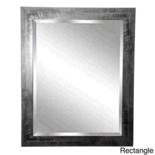 American Made Rayne Black Smoke Wall Mirror 24.5 x 30.5 Rectangle