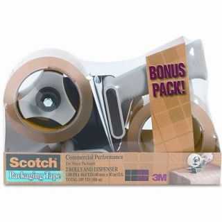 3M Scotch Premium Packaging Tape with Dispenser
