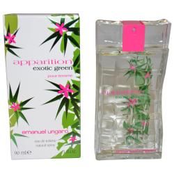 Emanuel Ungaro Apparition Exotic Green Womens 3 ounce Eau de