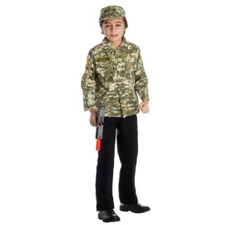 Dress Up America Boys Army Solider Role Play Set Costume