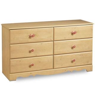 South Shore Lily Rose Double Dresser, Pine